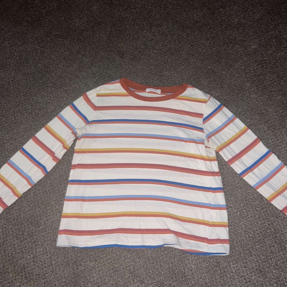 Striped long sleeve shirt